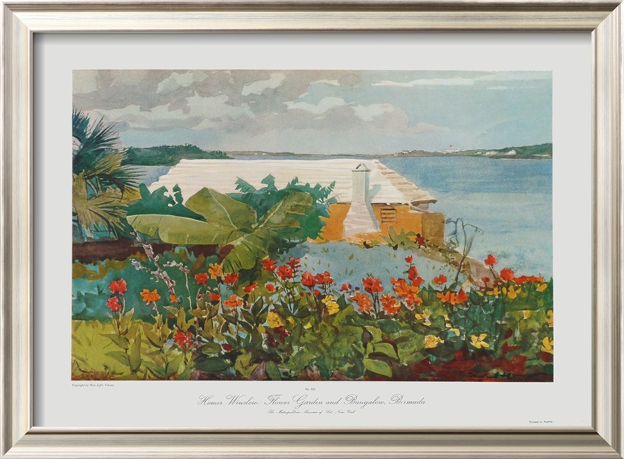Bungalow Bermuda by Winslow Homer for sale Jacky Gallery, Oil